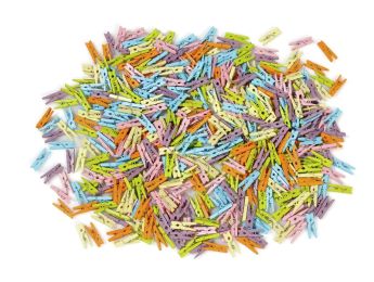 MINI PINCES À LINGE Couleurs pastel