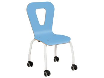SEDIA A SCOCCA MIA 4 gambe con ruote T3 - A: 35 cm
