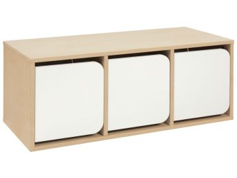 FACH MIT TÜREN Vesti'Bulle Vorder-/Rückseite 3 Fächer H: 42 cm