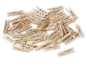 PINCES À LINGE L: 5 cm - Naturelles