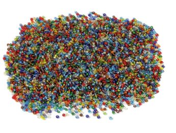 PERLES DE ROCAILLE ARGENTÉES Moyennes
