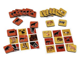 JEU MAGNÉTIQUE MEMOLO XL Animaux de la Préhistoire