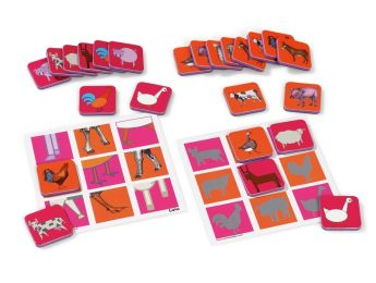 JEU MAGNÉTIQUE MEMOLO XL Animaux de la ferme n°1