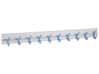 WANDRAIL MET 10 SOEPELE HAAKJES Dubbele haak