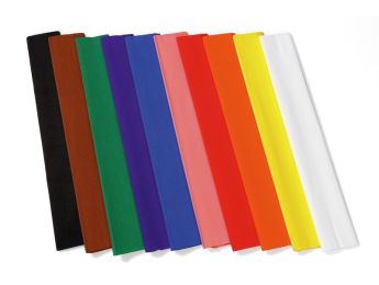 VELLEN CRÊPEPAPIER 30 g Klassieke kleuren
