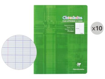 MAXI LOT CAHIERS DE MATERNELLE Clairenfantine Séyès 3 mm