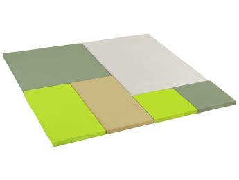SET QUADRATISCHE MOSAIKMATTEN, 6 STÜCK