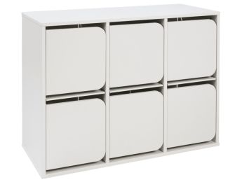 MÖBEL Vesti'Bulle Vorderseite-Rückseite 6 Fächer H: 81 cm