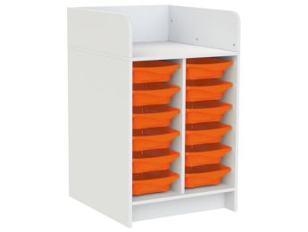 MEUBLE À LANGER KAZÉO 70 cm 12 stop-bacs simple