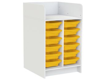 MEUBLE À LANGER KAZÉO 70 cm 12 stop-bacs simple