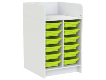 MEUBLE À LANGER KAZÉO 70 cm 12 stop-bacs simple