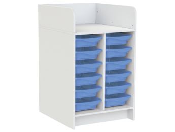 MEUBLE À LANGER KAZÉO 70 cm 12 stop-bacs simple