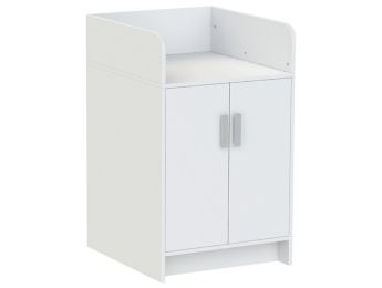 MEUBLE À LANGER KAZÉO 70 cm avec 6 étagères et 2 portes