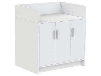 MEUBLE À LANGER KAZÉO 104 cm 9 étagères et 3 portes