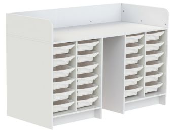 MEUBLE À LANGER KAZÉO 172 cm 24 stop-bacs