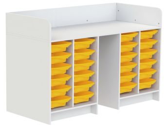 MEUBLE À LANGER KAZÉO 172 cm 24 stop-bacs