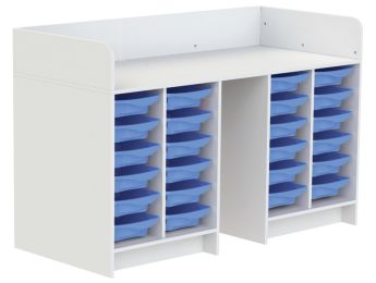 MEUBLE À LANGER KAZÉO 172 cm 24 stop-bacs