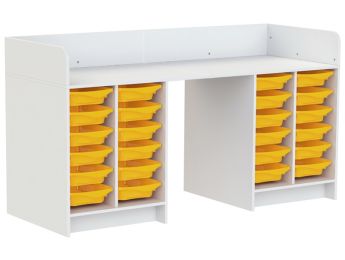MEUBLE À LANGER KAZÉO 206 cm 24 stop-bacs