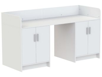 MEUBLE À LANGER KAZÉO 206 cm 12 étagères 4 portes