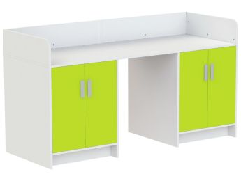 MEUBLE À LANGER KAZÉO 206 cm 12 étagères 4 portes
