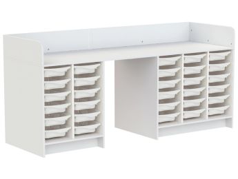 MEUBLE À LANGER KAZÉO 238 cm 30 stop-bacs