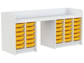 MEUBLE À LANGER KAZÉO 238 cm 30 stop-bacs