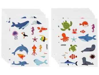 GOMMETTES GÉANTES Animaux de la mer