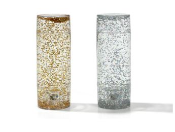 SABLIERS LUMINEUX À Paillettes or et argent