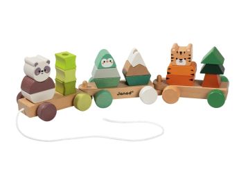 TRAIN EN BOIS La balade des animaux