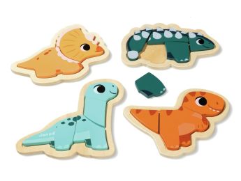 INLEGPUZZELS DIE MEEGROEIEN Dinosaurussen