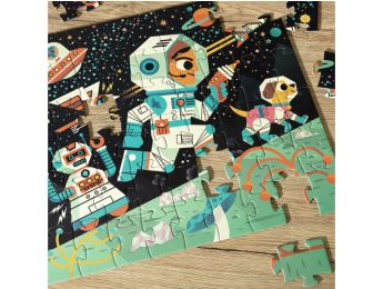 PUZZLE 54 PIÈCES Station spatiale