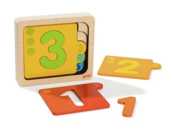 5-number NESTED LIFT-OUT PUZZLE