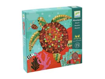 KIT CRÉATIF MOSAÏQUES EN MOUSSE MÉTALLISÉES Océan