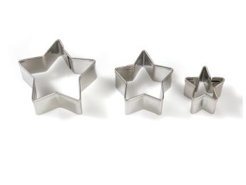 EMPORTE-PIÈCES EN INOX Étoiles