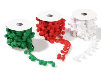 GALONS DE POMPONS Assortis