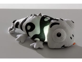 PELUCHE SENSORIELLE LUMINEUSE ET SONORE Led le petit caméléon