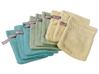MAXI-SET 9 Waschlappen Große Waschlappen
