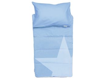 COUETTE/DRAP-HOUSSE 2 en 1 + TAIE 60 x 120 cm