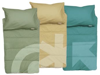 3 COUETTES/DRAP-HOUSSE 2 en 1 + 3 TAIES 60 x 120 cm