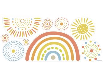 STICKER FÜR VERSCHIEDENE OBERFLÄCHEN Regenbogen