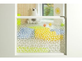 TRANSPARENTE FENSTERSTICKER Mosaike