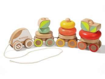 TRAIN EN BOIS Les couleurs