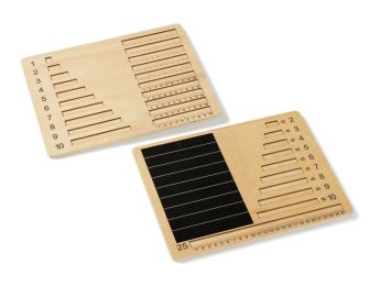 BORDEN VOOR CUISENAIRE-BALKJES