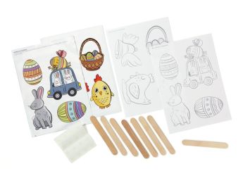 KIT CRÉATIF PLASTIQUE FOU Pâques