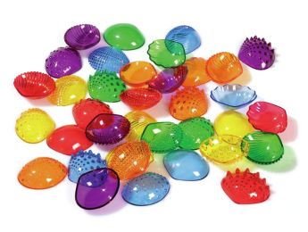CONCHIGLIE TATTILI TRASPARENTI L: 5,4 cm
