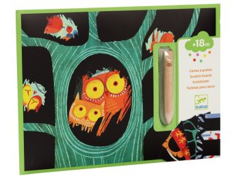 CARTES À GRATTER DES TOUT-PETITS Forêt