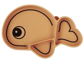 ASSIETTE ANTIDÉRAPANTE 3 compartiments Poisson