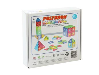 LICHTDURCHLÄSSIGEMAGNETISCHEKONSTRUKTION Polydron Set 96 Teile!