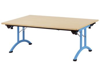 TISCH MIT BESCHICHTETER TISCHPLATTE - L: 160 B: 80 cm
