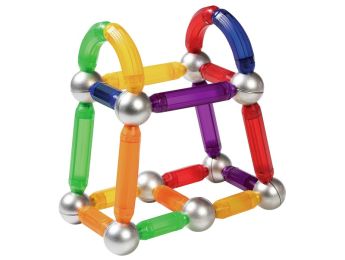 TRANSLUCENT MAGNETIC CONSTRUCTION 36 pieces